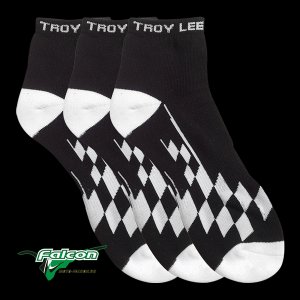 Носки TLD Quarter Crew Checker Black