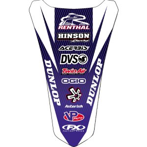 Наклейка на заднее крыло Yamaha Factory Effex