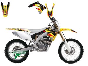 Комплект наклеек Blackbird Graphic Kit Dream 3 Suzuki RMZ450 08-16