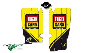 Наклейки на решетки радиатора Blackbird Replica Suzuki World MXGP Rad Louver Decals